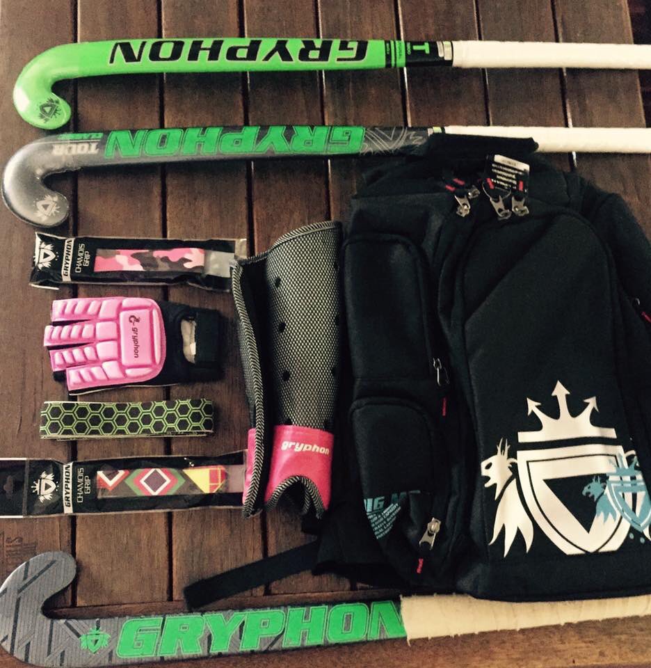 All ready to leave for the second half of the season in Belgium. <a href="/gryphonhockeySA/">Gryphon Hockey SA</a> <a href="/gryphonhockey/">Gryphon Hockey</a>