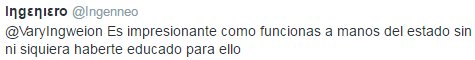 Es impresionante como funcionas a manos del estado sin ni siquiera haberte educado para ello