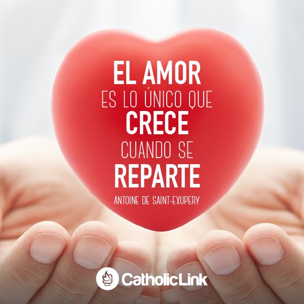 Un sencillo mensaje para recordar este #SanValentín: El verdadero amor no se guarda para sí mismo, sino que se entrega a los demás.