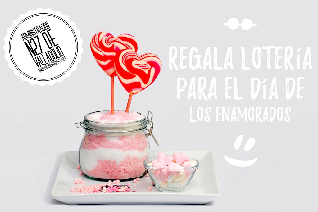 compratusuerte's tweet photo. #diaenamorados Regala lotería!! además mañana hay un buen bote :-) https://t.co/HFRbbsMPa8