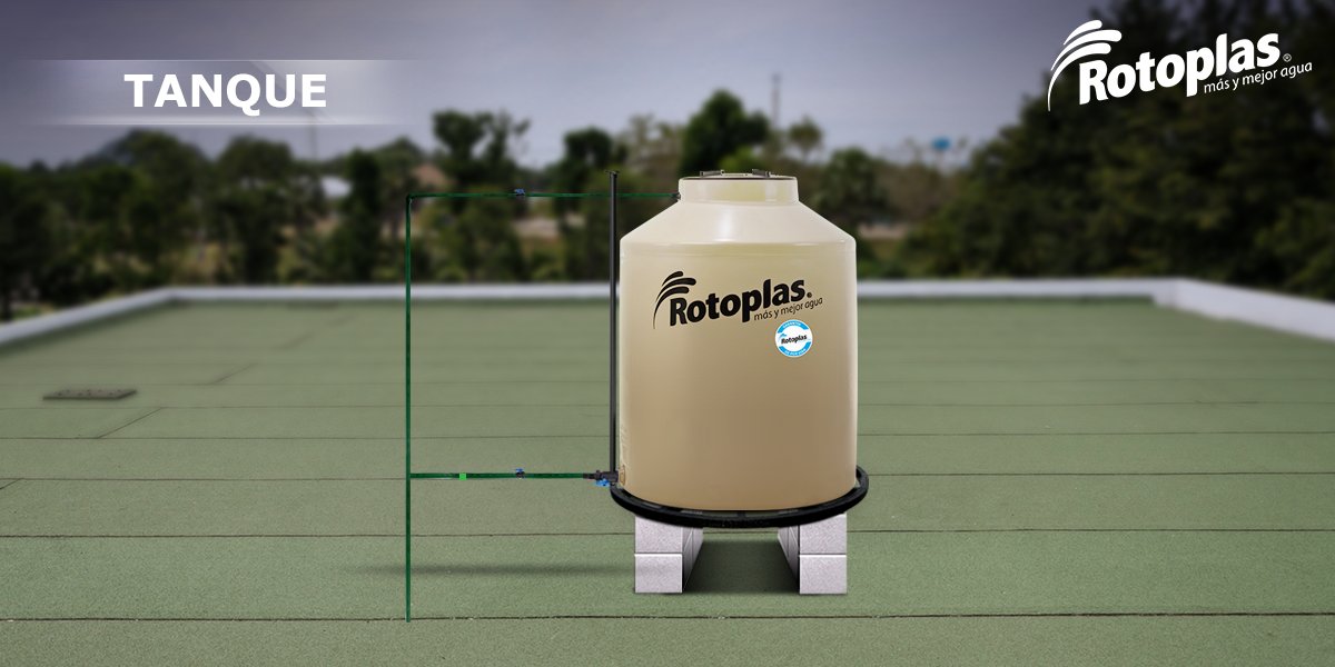 Los Tanques Rotoplas Garantía de por vida mantienen el agua más limpia y lejos de bacterias.