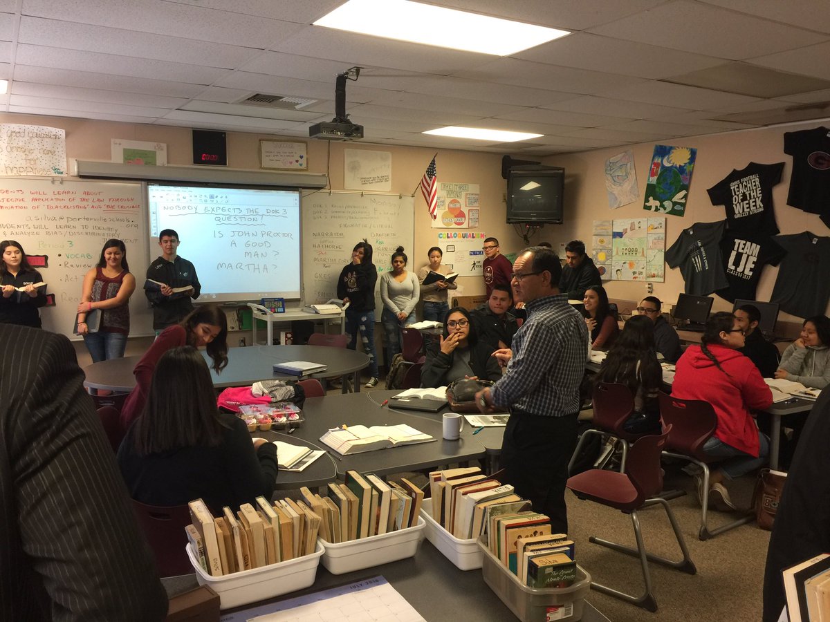 kenspencer44's tweet photo. Spending some time at Granite Hills HS this morning.  Seeing a lot of Academic Conversations and work to climb up the DOK levels. #grizzlies https://t.co/3uvX0hqICw