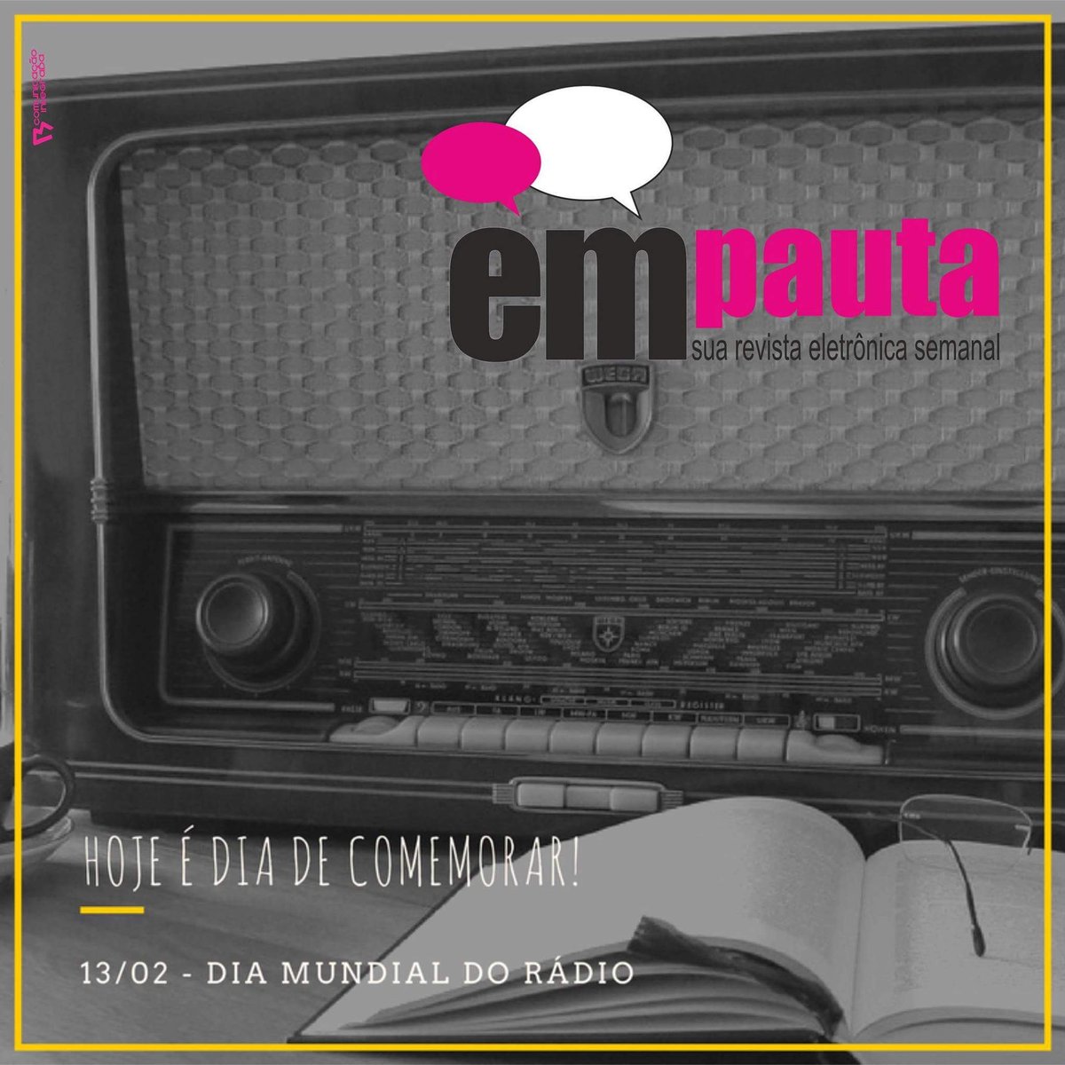 Hoje é dia de Festa!
#13deFevereiro #DiaMundialdoRádio #RádioJornalismo 
#ProgramaEmPauta #AmamosRádio #Rádio
