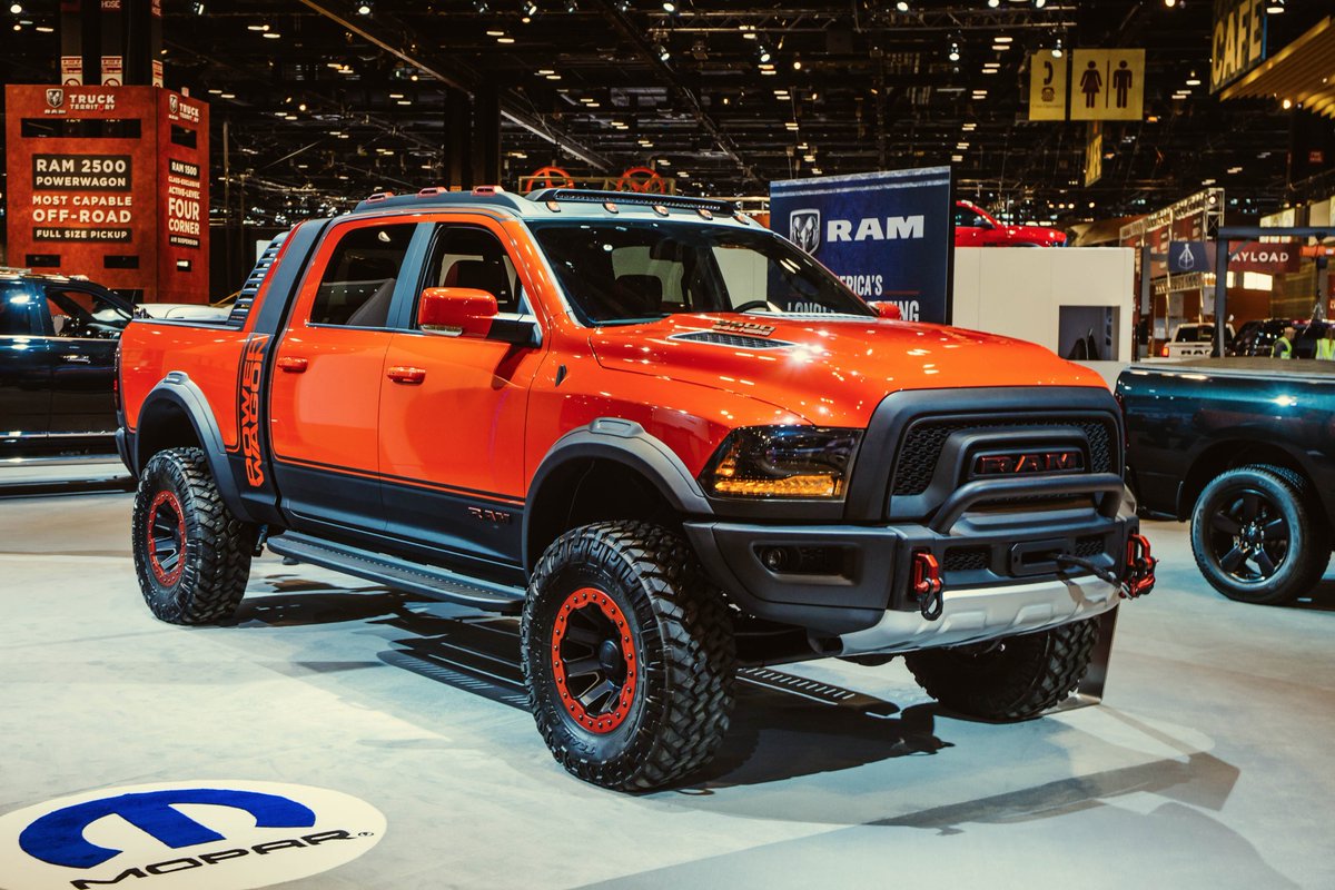 RamTrucks's tweet photo. Here's an exclusive look at the Ram trucks display at this year's @ChiAutoShow. Get all of the details here: https://t.co/eSBDuoxPXq #CAS17 https://t.co/rx35Uox5iX