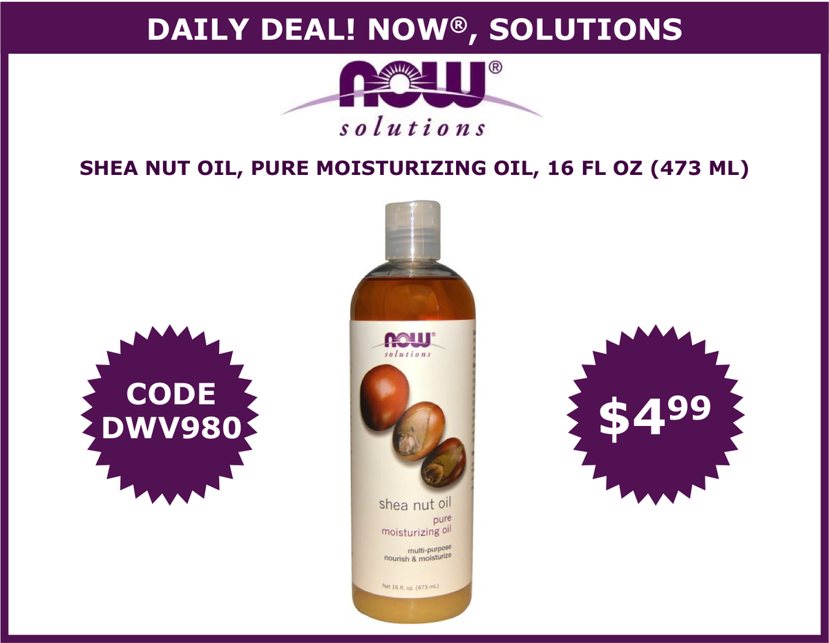 dwv980's tweet photo. 🍀DAILY DEAL! #NowSolutions #NowFoods - https://t.co/foIWoIbv5Q
✅Use code DWV980 #iherb #SheaNutOil #SkinCare #MassageOil #SheaButter https://t.co/MypVFA9z41