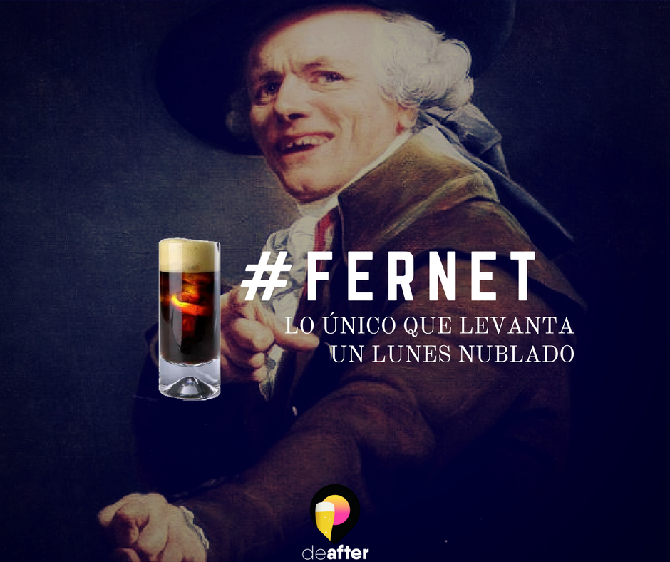 deafterok's tweet photo. Estudios confirman que salir #deafter con Fernet incrementa las células de la felicidad en un 85%. Bajate la app: https://t.co/eXIYcEojyP https://t.co/tfd1fr3VEJ