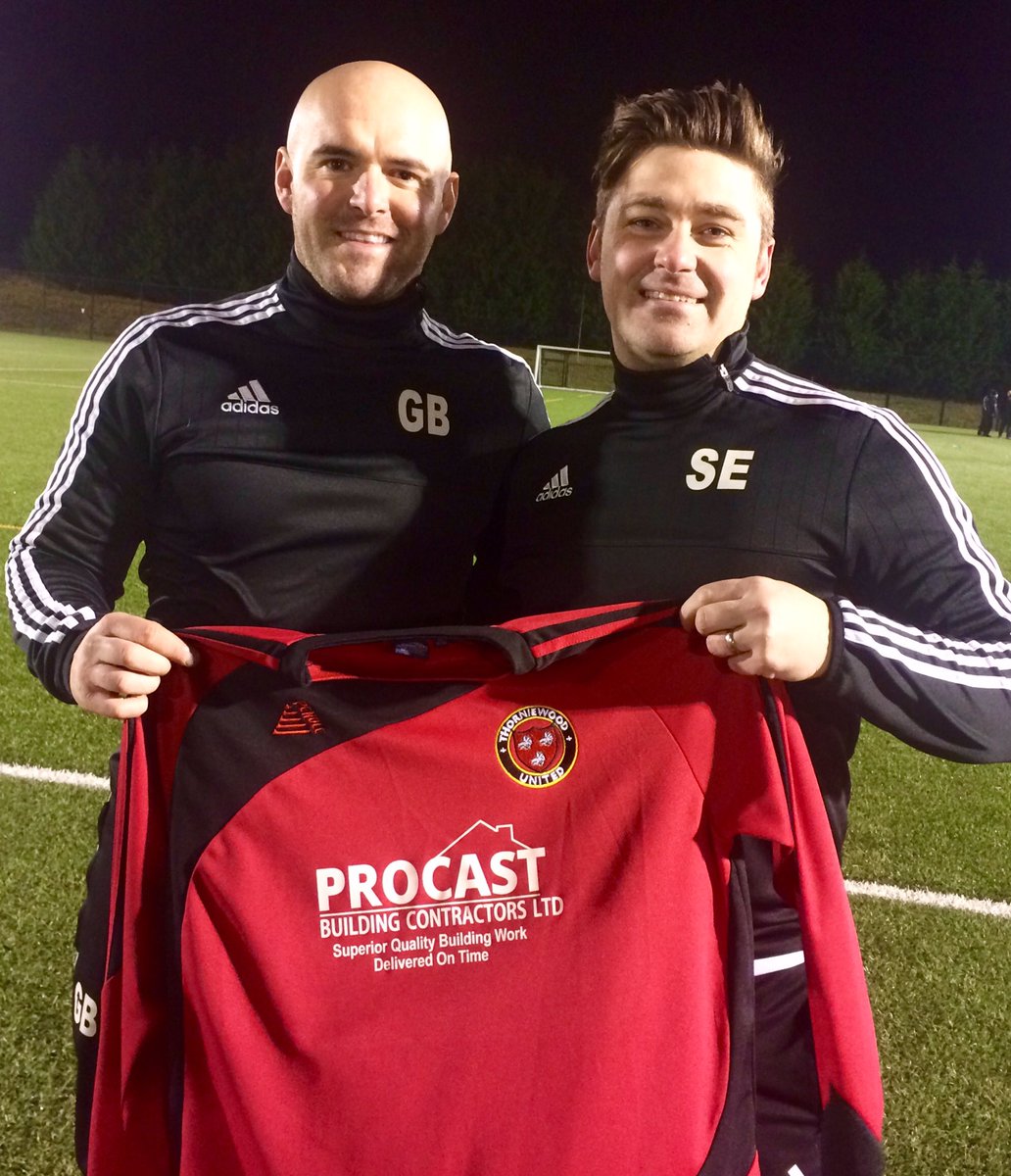 Thorniewood Utd are delighted to announce Gerry Bonham as our new Manager with Stewart Easton as his Assistant.
Welcome to Gerry &amp; Stewart