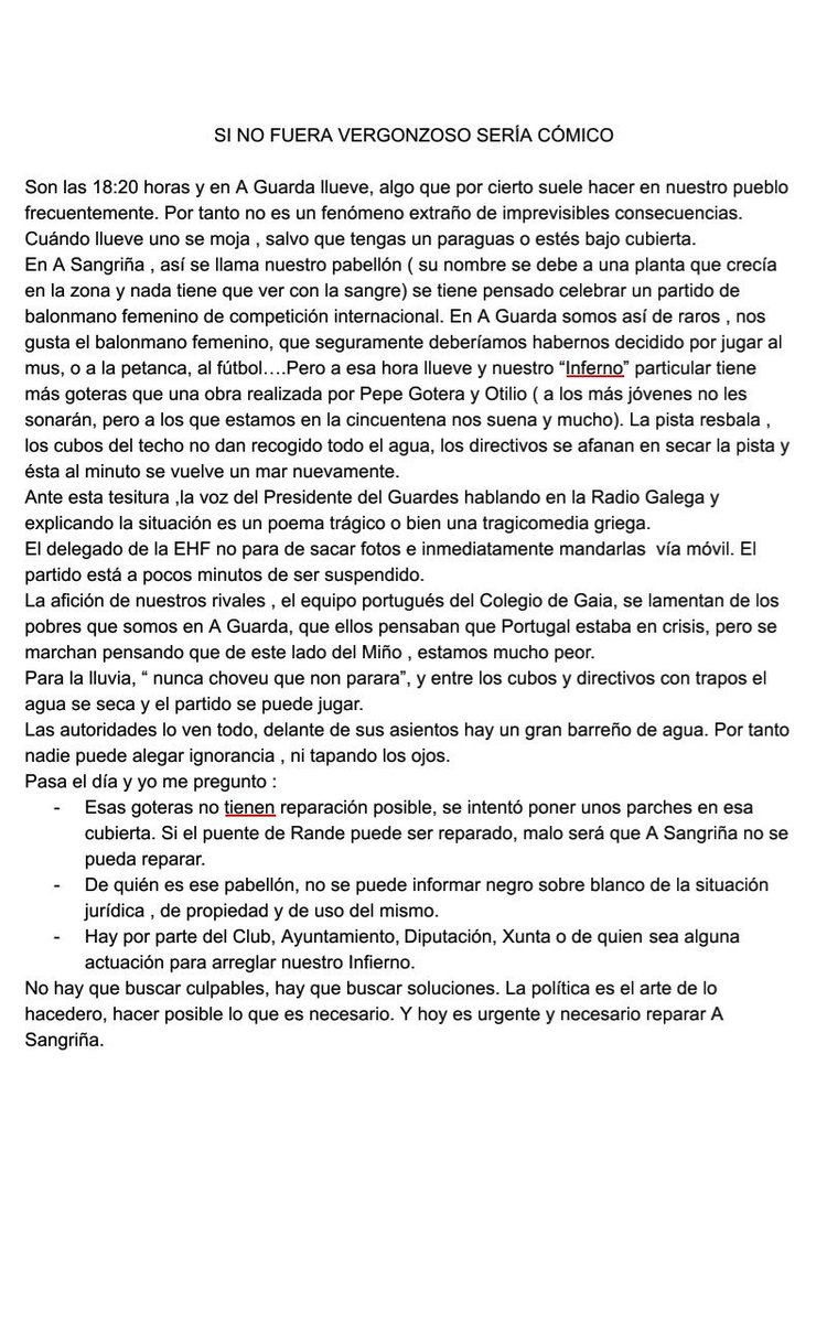 Aguardabalonman's tweet photo. SI NO FUERA VERGONZOSO SERÍA CÓMICO.
Os agradeceré un RT. https://t.co/cdLyPpijUp