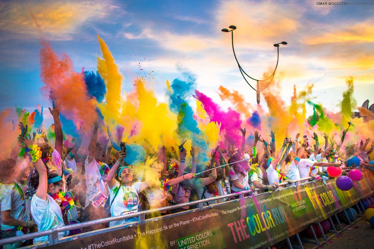 LignanoSabb's tweet photo. Ma quanto ci siamo divertiti alla #TheColorRun a Lignano Sabbiadoro?! Chi di voi si è colorato con noi? #MyLignano #FVGLive https://t.co/wbKWqJHCKn