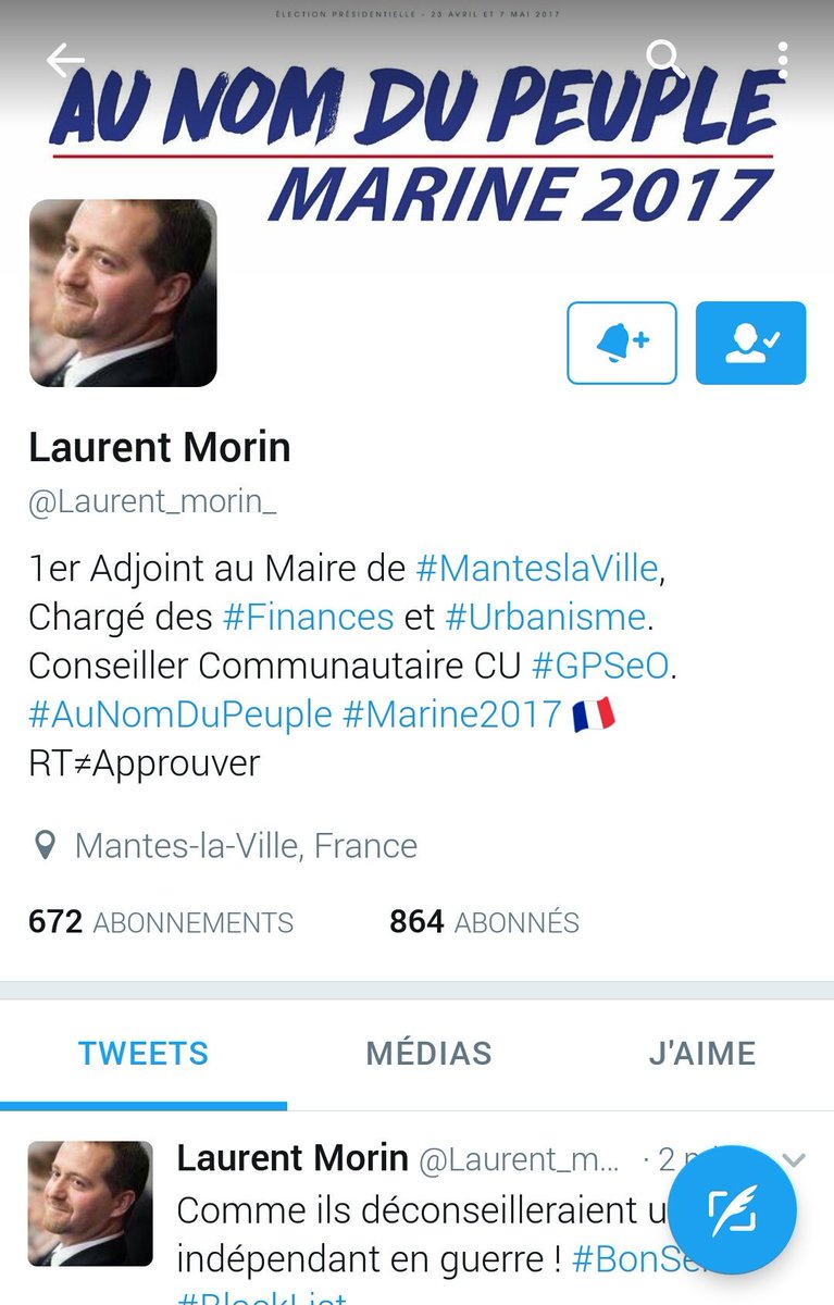 Vanneur's tweet photo. Quand un élu FN considère le 93 comme un état indépendant en guerre... Honteux. https://t.co/JlCRtYeOjN