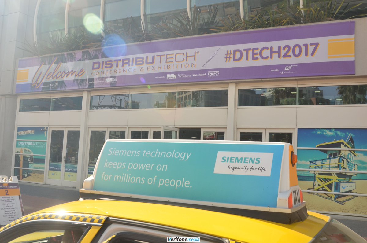 SiemensUSA's tweet image. Still in San Diego from #DTECH2017? Then you may still see these taxi toppers driving around the city!