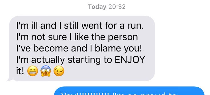 MumfordMichelle's tweet photo. Proud sister moment ๐โค๏ธ#ukrunchat #loveher #addictive #catchingthebug #infected https://t.co/rROkxUyMLf