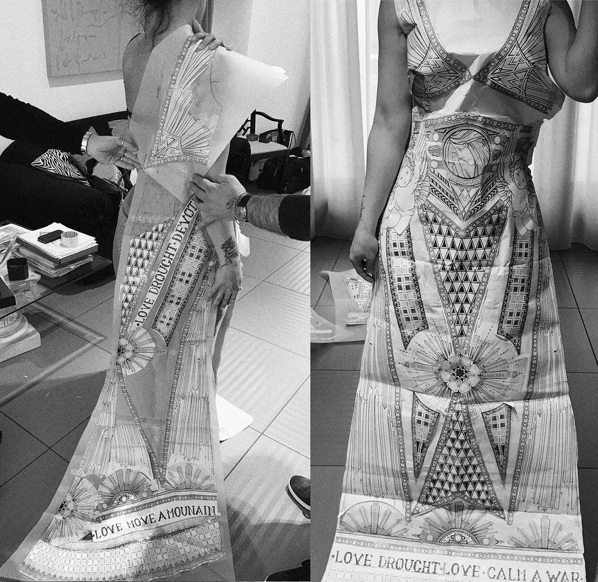BeyLegion's tweet photo. Wardrobe. #GRAMMYs https://t.co/k1NYcpxTBa
