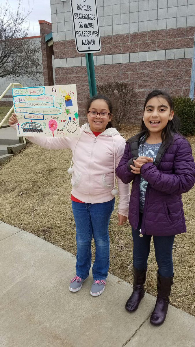 Don't forget the 3rd grade bake sale is all week after school! $ goes to <a href="/P4PMidAmerica/">Pennies for Patients</a> @TheStar512