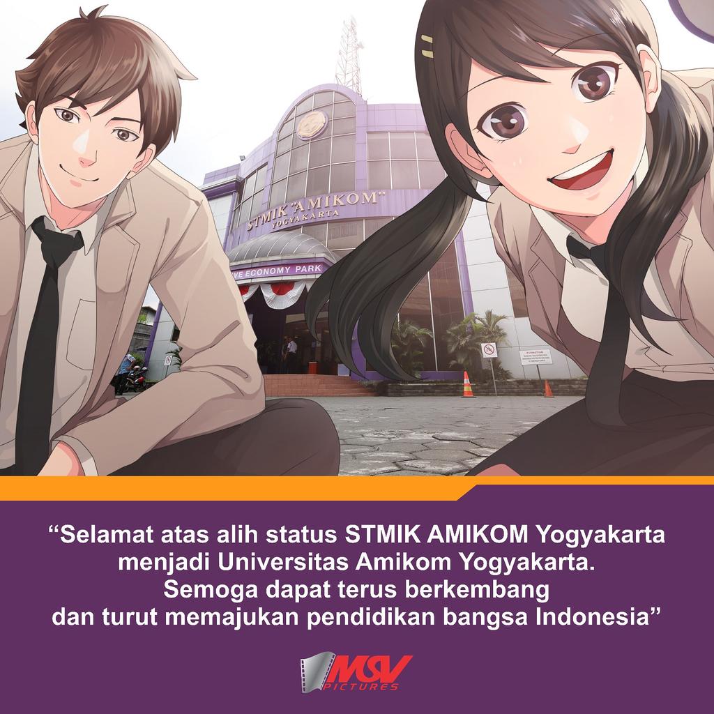 BOSMovie_ID's tweet image. Selamat atas alih status STMIK AMIKOM Yk menjadi Universitas Amikom Yogyakarta. Semoga dapat turut memajukan pendidikan bangsa Indonesia