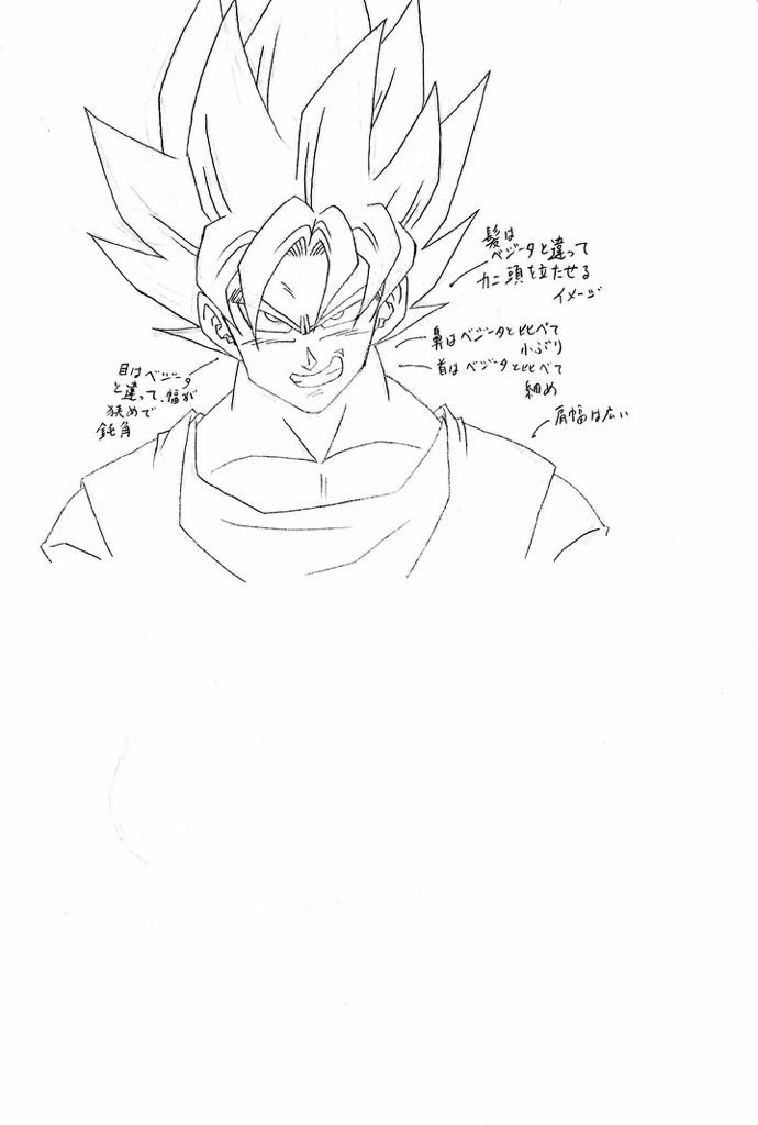 麻茉 7 3壱 4でした Twitterren 過去絵 悟空の描き方 自己流 を解説 悟空が大人になる程しなくなる表情や仕草を大人悟空にさせてみたシリーズ描いてました スランプ中のなので絵がカタイ 笑