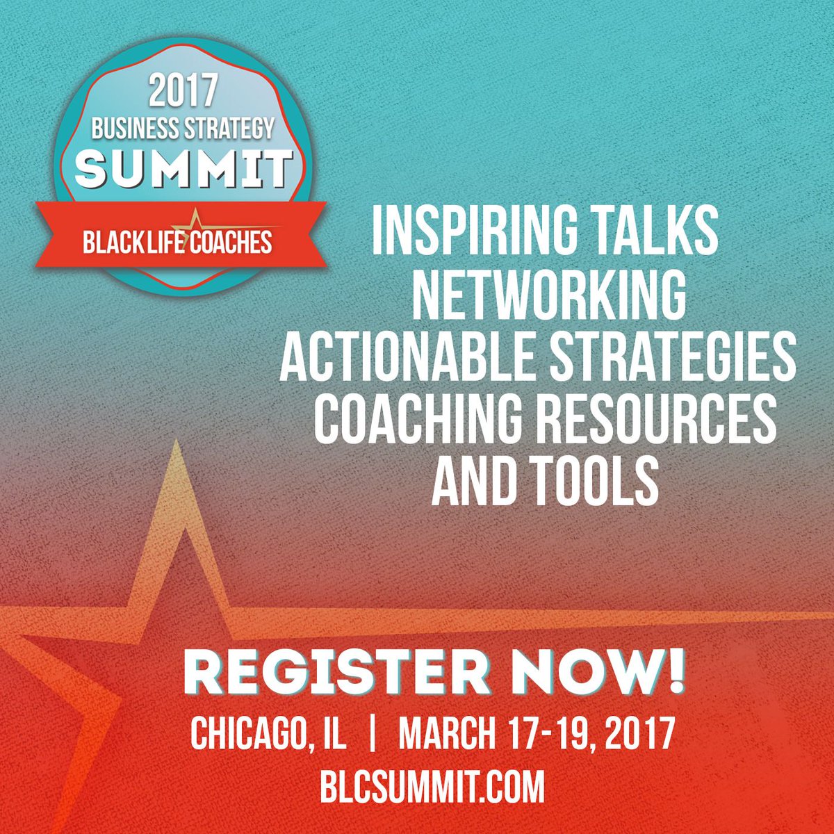 BlackLifeCoach's tweet photo. It’s the 3rd Annual @BlackLifeCoach Summit!  Join us in Chicago, IL
#BLCSummit17 https://t.co/WRZ672ZPle https://t.co/KGj01Mp0wu