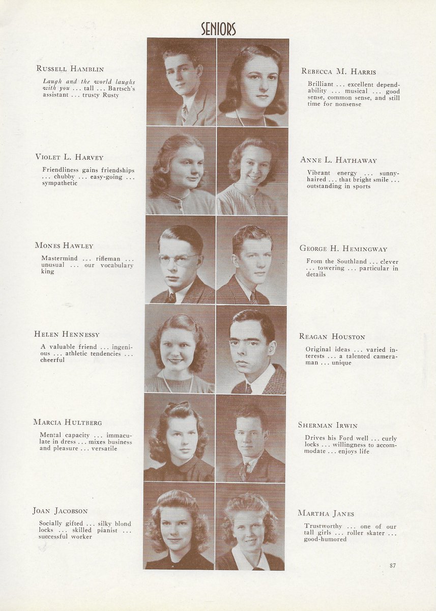 bennel62's tweet photo. #Violet #Harvey #Ahlquist (1922-2017) #WarrenPA #HighSchool #classof40 #obituary #yearbook #babynames https://t.co/393qyJ9K4E https://t.co/iLJ4WPpwxd