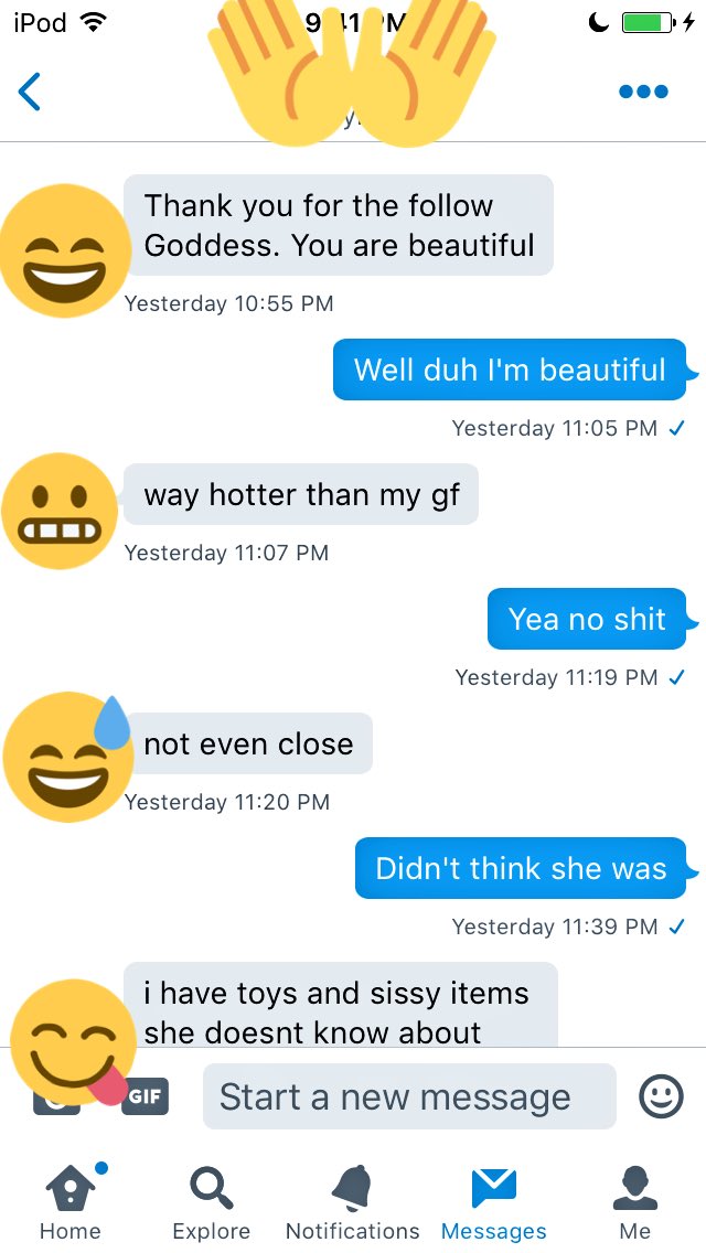 GoddessBrookiel's tweet photo. Well duh I'm hotter than your girlfriend. 👌@RTfindom1 @rtserf @RTpetboy @RTGimp @rtdumb @rtp37 @rt_slave_ @richpaypig @RTpromopiggy https://t.co/zscXytXn41