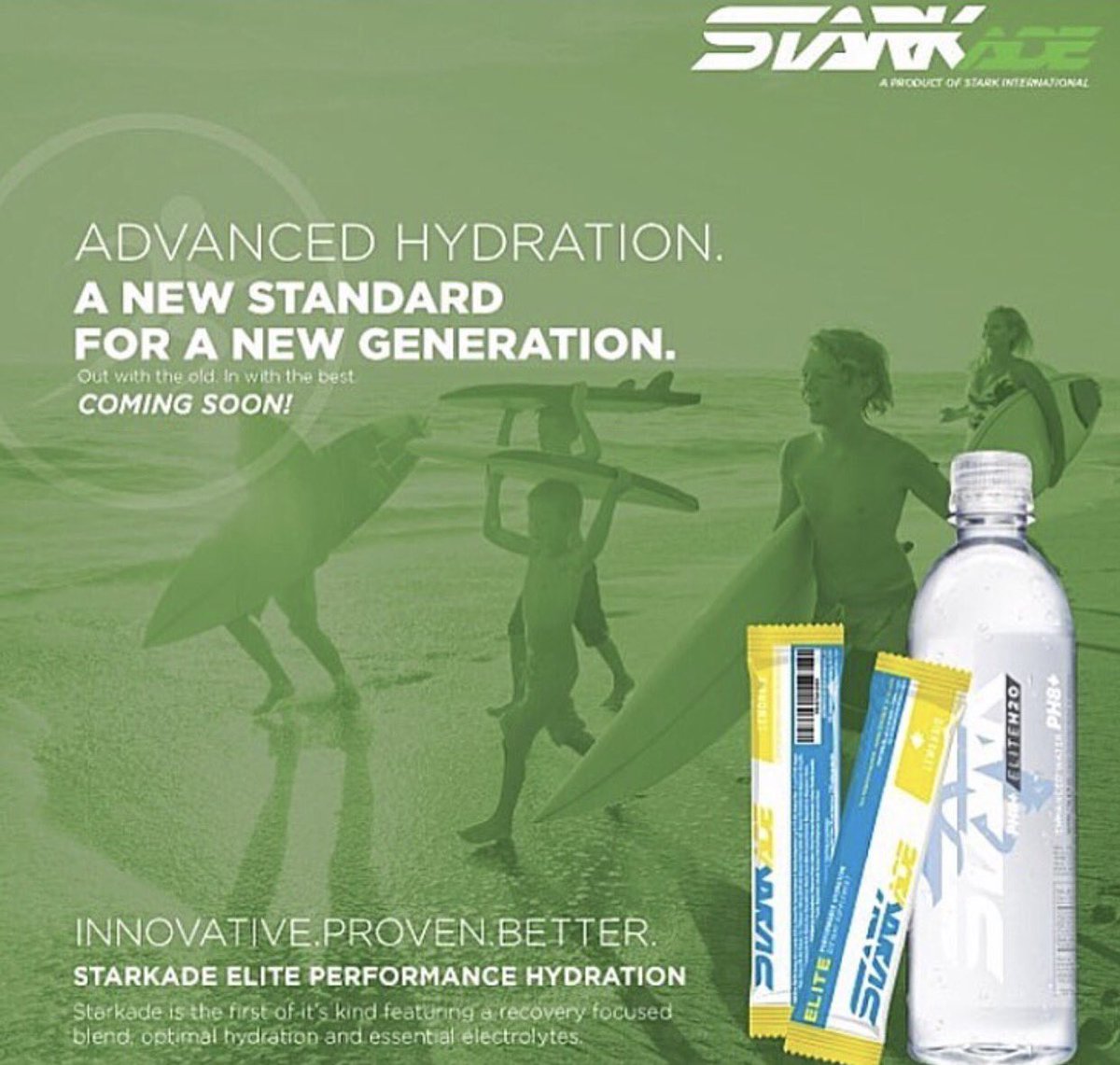 OptimusStark's tweet photo. Advanced hydration, energy & recovery for all! #starkade #starkenergy #starkliteh2o #starkleanandfit #starkmovement #starknolimits https://t.co/JxjsbtmOkU