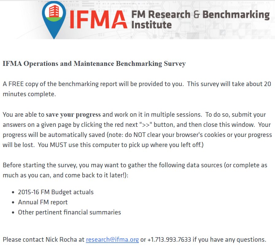We're updating our most popular #research report of all time: O&amp;M Benchmarks. Contribute — take the survey now: bit.ly/OMBenchmarkSur…