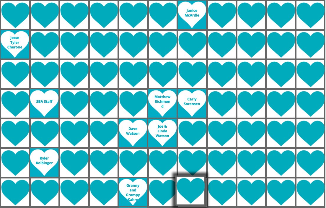 Valentines Day is tomorrow! Use our Wall of Love to give a Valentines gift to someone you love! bit.ly/SBAWallofLove