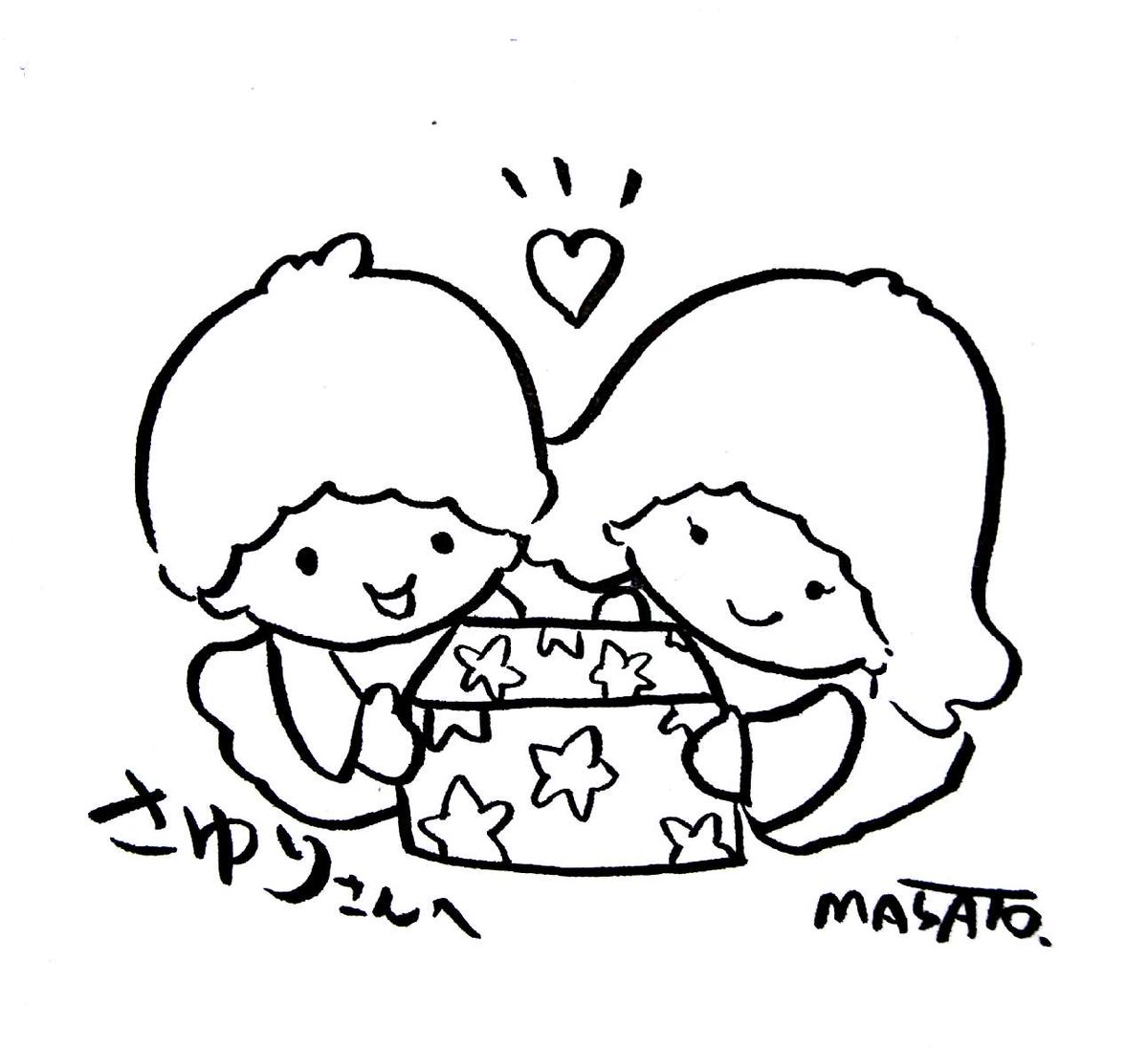 マサト Masato A Twitter バレンタインイラスト シナモロール ポムポムプリン イーブイ ポケモン マイスイートピアノ キキララ サンリオ Illustration Drew Drewing Art Sanrio