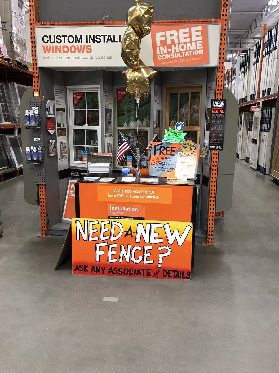 CRCowhig's tweet photo. Can't go on vacation w/out a visit to HD @EastEscondido11 Great service/appearance! Cant promote fencing at @WestRoxHD2665 w/ all the snow! https://t.co/eshWX0JYDJ