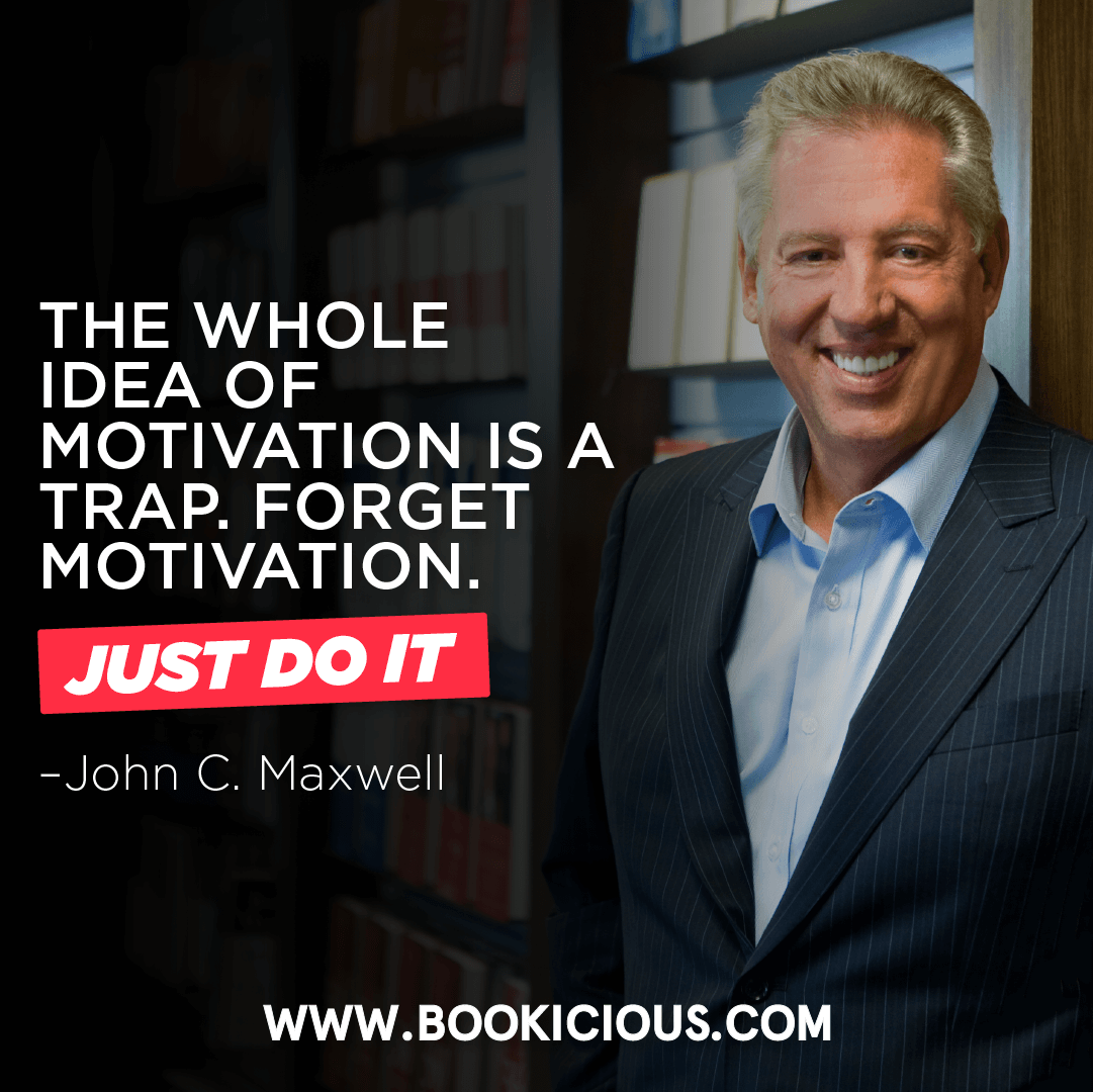 bookicious's tweet photo. The whole idea of motivation is a trap, Forget motivation. JUST DO IT 👇🏻👊🏻 https://t.co/iCrSC7DVJ4