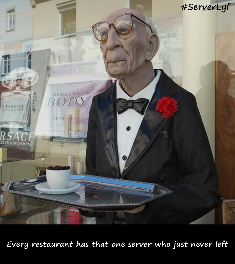 ServerLyf's tweet photo. We all work with at least one person like this ๐๐New memes blog post on my site #Serverlife #serverlyf https://t.co/fOhbF0bGOC