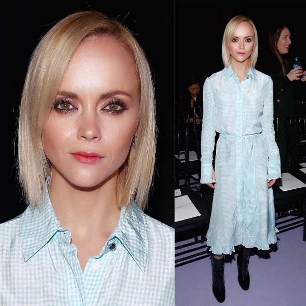 MarcMenabeauty's tweet photo. My girl @riccigrams front row at @altuzarra fashion show #NYFW #christinaRicci #marcd #mar… https://t.co/SwdVQmaAen https://t.co/otvFkKyX6n