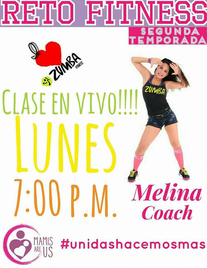 mamisareus's tweet photo. Para que vean que siempre las estamos consintiendo contamos con Clase en Vivo con nuestra Mielina Coach #RETOFITNESS CLASES DE ZUMBA https://t.co/dQsX6dAbjM