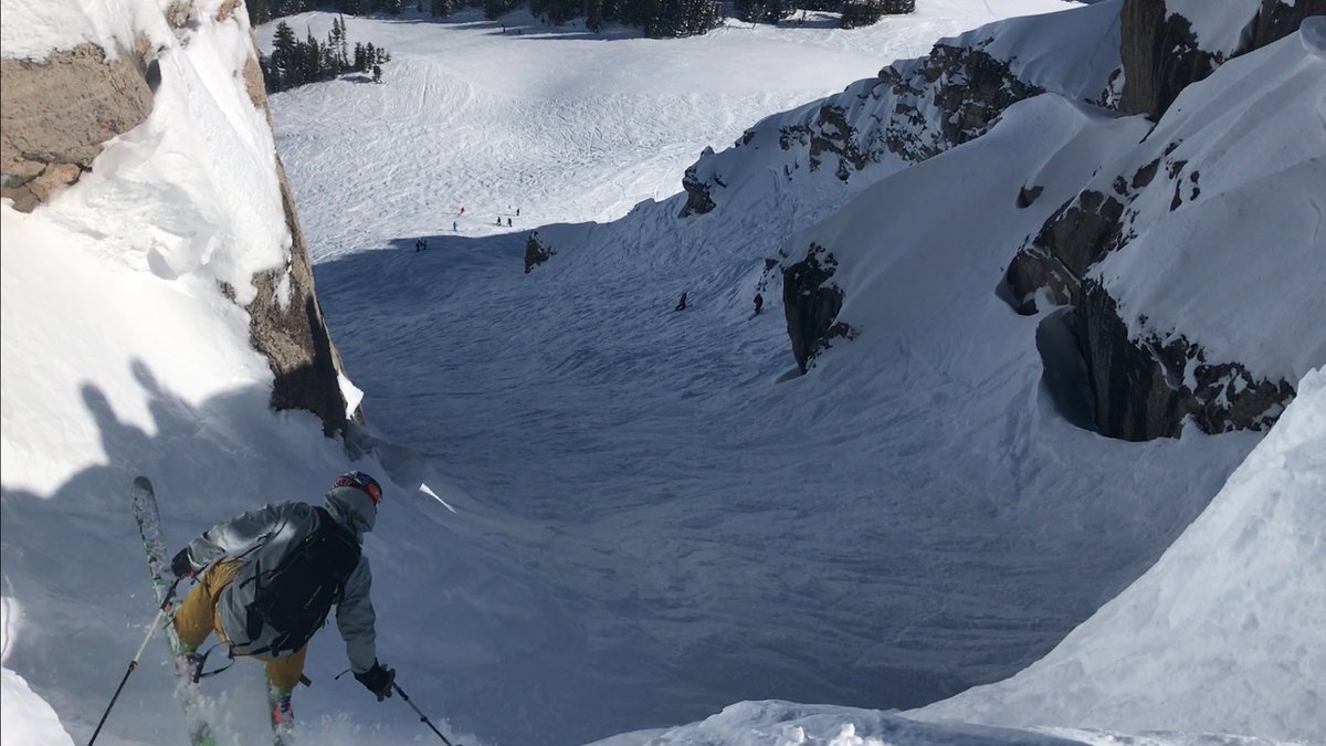 jerryattia's tweet photo. Having a #sickday and dropping #corbets with @RossettiMatt @ROSSETTIdesign @jacksonhole https://t.co/QjrH7h3Mjs