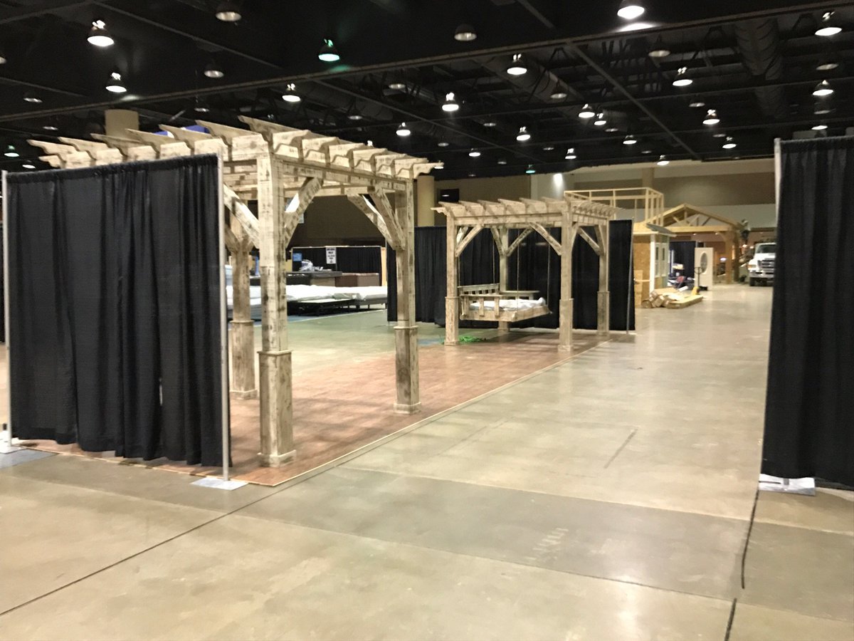 TrinityBama's tweet photo. Another awesome sneak peek at the @HomeShowBHAM enter to win the two pergolas! #birmingham #bham https://t.co/z0LpMPRwdo