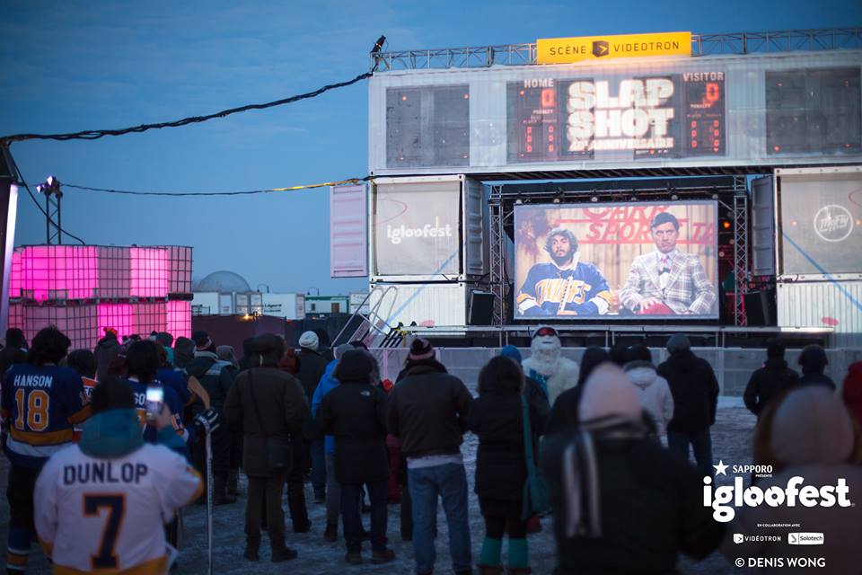 JarrettMann's tweet photo. Quelques photos de Slap Shot à @Igloofest_MTL! On remet ça avec @McFlyEVT samedi prochain! https://t.co/T2jTu0AVT3 https://t.co/mgcM8Qs0qS