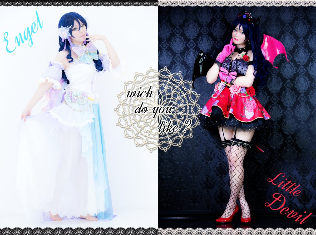 peach_pink0513's tweet photo. ❤❤Happy Valentine❤❤
～小悪魔希×天使希～

「～ wich do you like ? ～」

天使希 まいさん
小悪魔希  桃
photo by マクさん
studio モケモケスタジオ https://t.co/sdwhdHKL0s