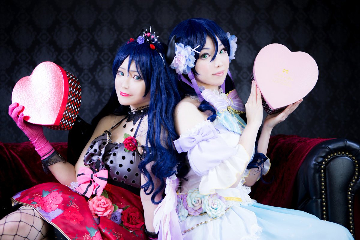 peach_pink0513's tweet photo. ❤❤Happy Valentine❤❤
～小悪魔希×天使希～

「～ wich do you like ? ～」

天使希 まいさん
小悪魔希  桃
photo by マクさん
studio モケモケスタジオ https://t.co/sdwhdHKL0s