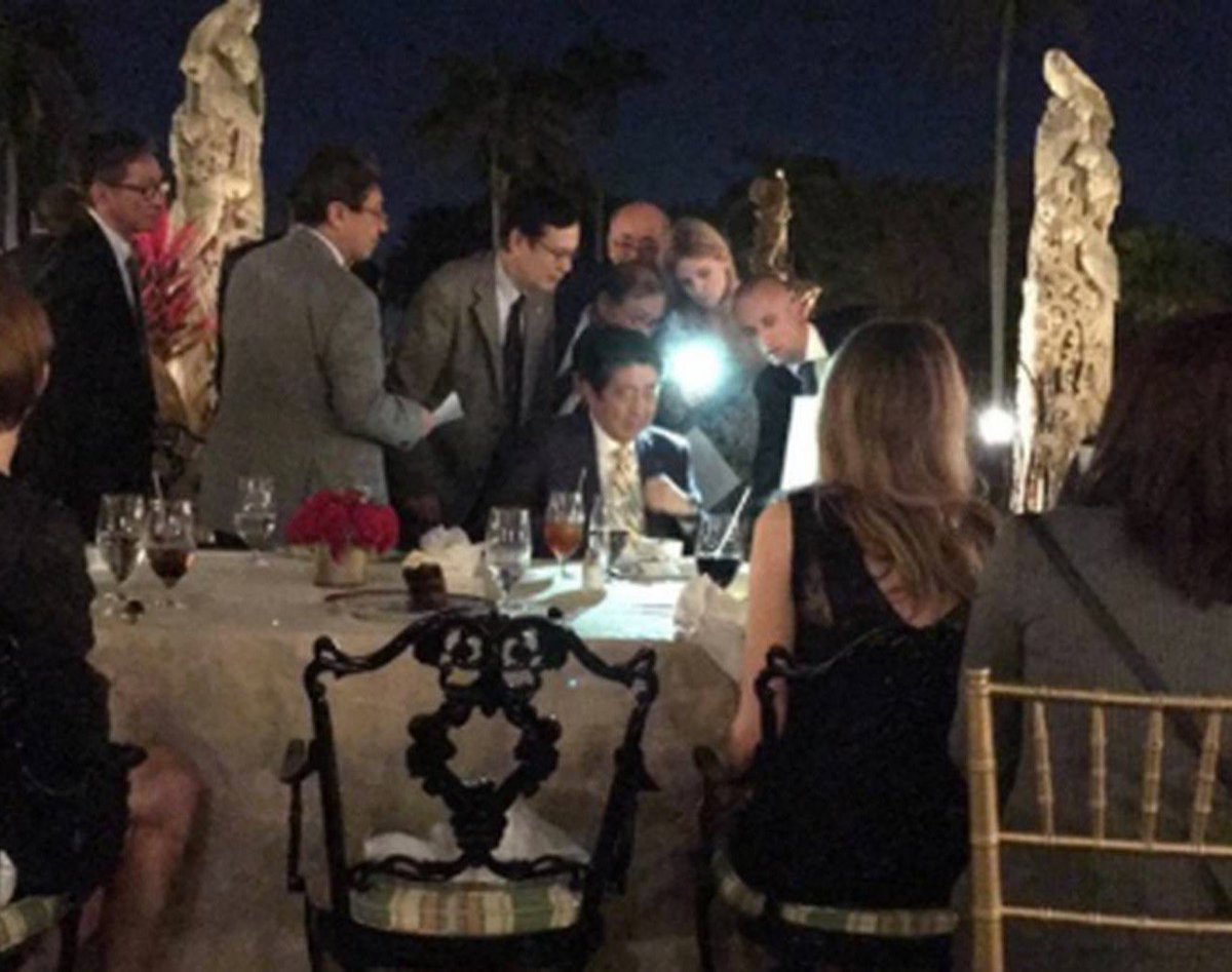 StephenAtHome's tweet image. "Who ordered the shrimp, and who launched the ballistic missile?"