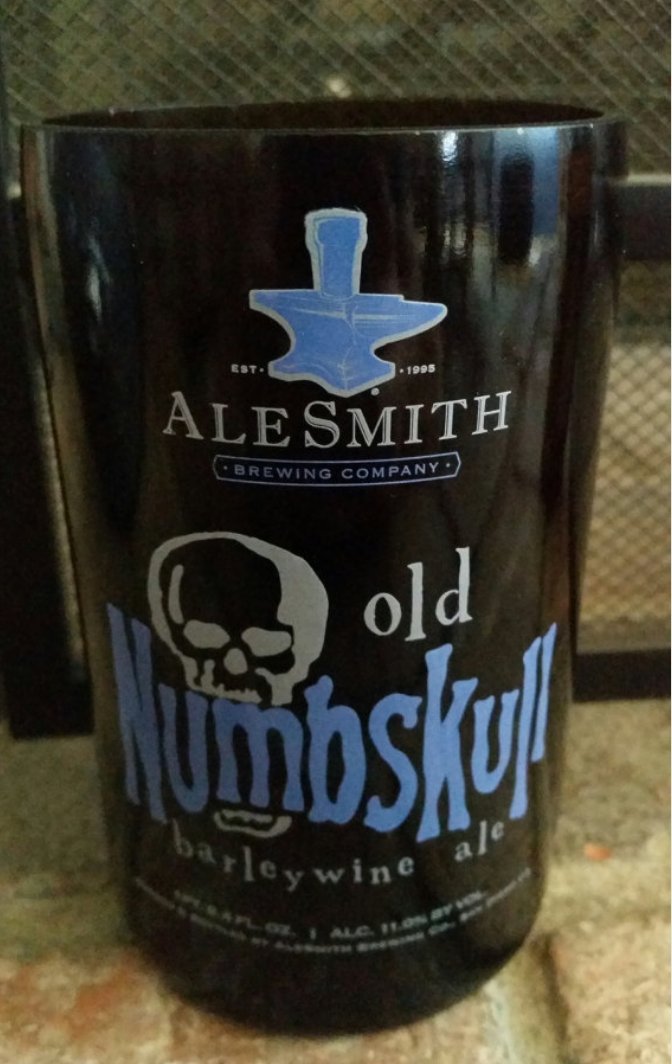 SeveredSupply's tweet photo. We've got @AleSmithBrewing in the shop, come check it out #OldNumbskull #barleywine #ale #handcrafted #craftbeer #glass #upcycle #gifts https://t.co/NFAE8qWlci