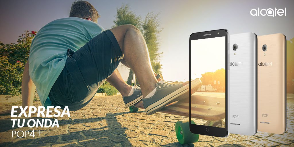 AlcatelmobileMX's tweet image. La combinación perfecta de diseño + performance, llega a #AlcatelMobile con #POP4 +. Todo lo que buscas en un smartphone.