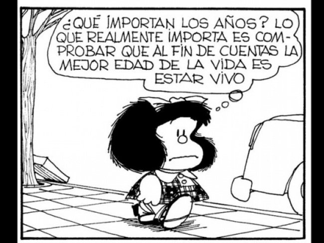 MafaldaQuotes's tweet photo. ¿Qué importan los años? #MafaldaQuotes https://t.co/G9J9e0oxxG
