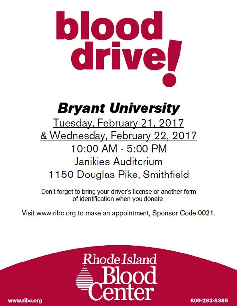 Blood Drive coming up soon!