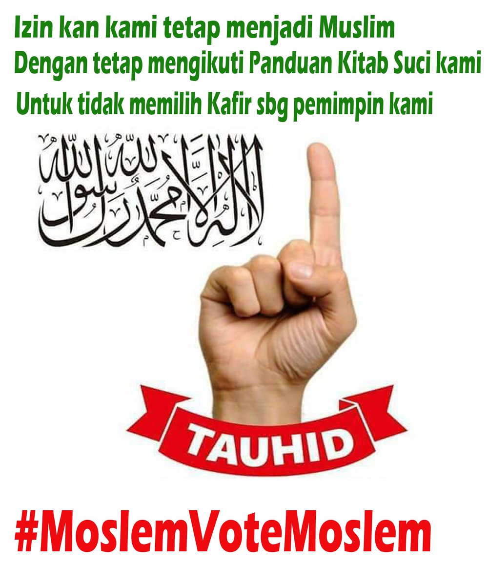 mantan_ordal's tweet photo. Jawabannya hanya #MoslemVoteMoslem Gemakan Suara ini..!! @MbahUyok @TPK_RI @TerorisSocmed @bah_ikam @Ra_Ria_Rana @DivHumasHansip @Umnia77 https://t.co/7CTIpwk2kU