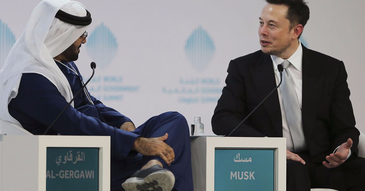 Taahakhalid's tweet photo. Elon Musk: 'Getting in a car will be just like getting in an elevator' in 10 years https://t.co/LCYWnFKi2f #Future_Of_Work #Future_Tech https://t.co/klYInxU31z