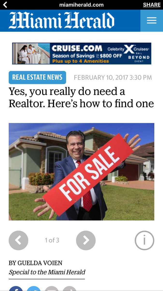 MiamiWayRealty's tweet image. PRESS RELEASE #FirstServiceRealty #miamirealtors #miamire #MiamiHerald George Jalil Chairman Elect MIAMI Association of REALTORS