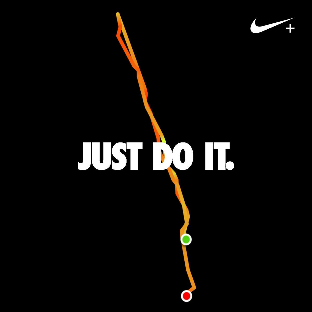 Ran 0.88 km with Nike⁠+ Run Club: heavy rain in the middle of practice