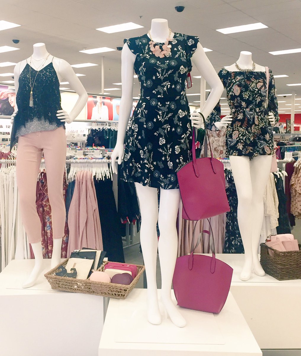 When you're sold down of a lot of pink and red attire, you get creative. Black is a great background w/ pops of pink. #T0966 #TargetStyle