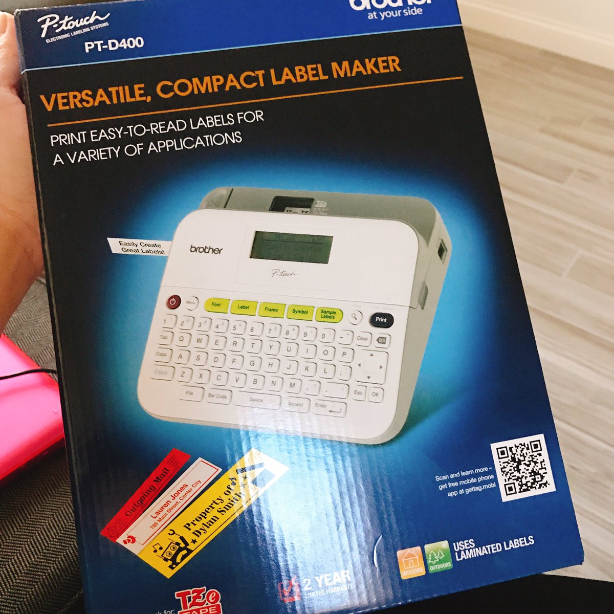 nikkirosety's tweet image. Excited about the new @BrotherOffice labeler I ordered from @Staples! #organization #labeleverything