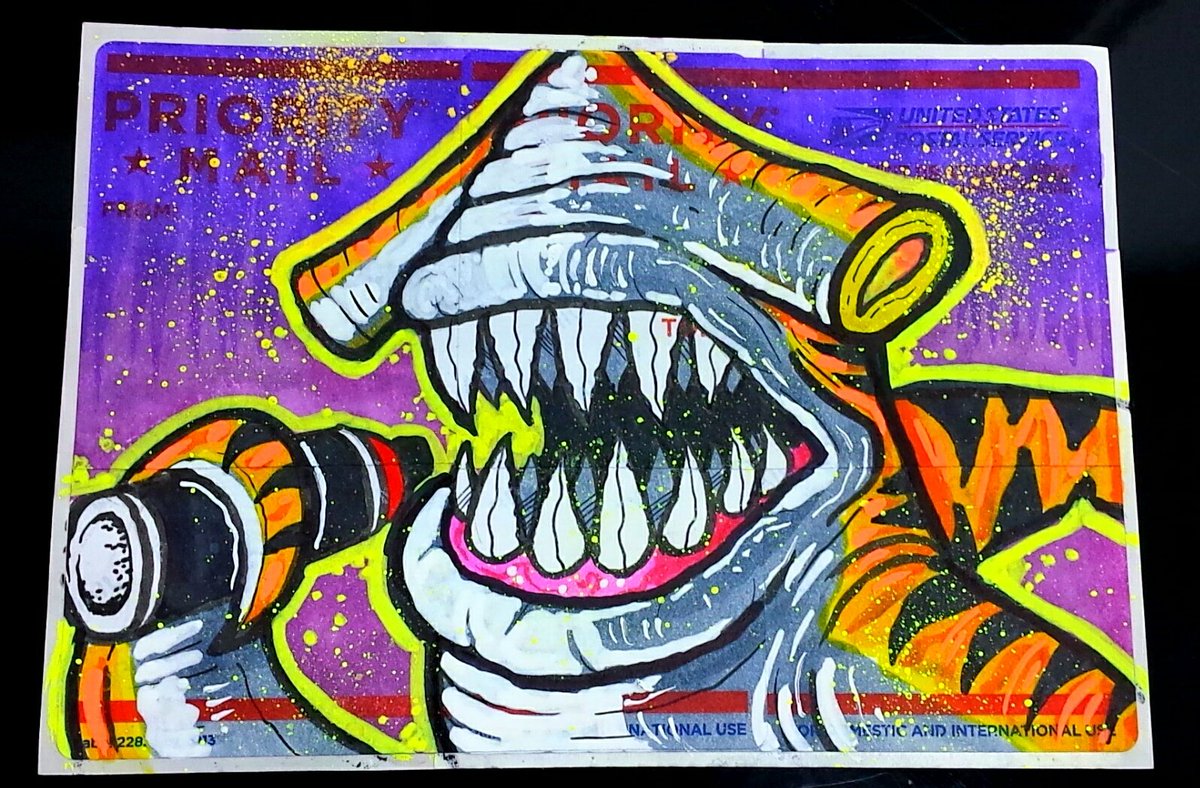 Turilla_cds's tweet photo. Tiger hammerhead shark #tigershark #hammerheadshark #slaps #stickerporn #character #mtncolors https://t.co/lHerznuXDU