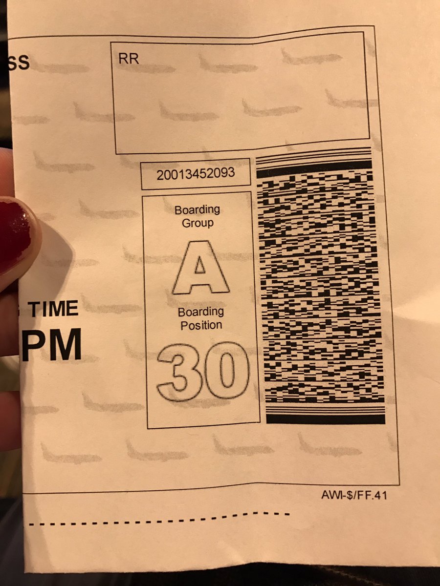 StaciaBox's tweet image. Was super pumped about getting A30 for the boarding position today.. then I learn there's only 47 passengers. 🙄 #bottomthird